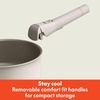 image:imagebella 8 Piece Removable Handle EverGood NonToxic Cookware Set OatmilkOatmilk