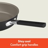 image:imagebella 9 Piece Ceramic Nonstick Cookware Set Fitsanywhere Kitchenware w EverGood Coating Dishwasher amp Oven Safe All Stovetops Compatible Stackable Design Cool Touch Handles Black
