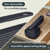 image:imagebella 9 Piece Nested Measuring Set NonToxic Silicone OatmilkSlate