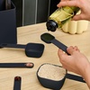 image:imagebella 9 Piece Nested Measuring Set NonToxic Silicone OatmilkSlate