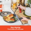 image:imagebella Cookware Set with Glass Lids with Nonstick PFOA Free and Scratch Resistant Surface Aluminum Bakeware Pots and Pans Storage Bowls amp Utensils Compatible with All Stovetops 21 Piece GrayBlack