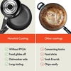 image:imagebella Cookware Set with Glass Lids with Nonstick PFOA Free and Scratch Resistant Surface Aluminum Bakeware Pots and Pans Storage Bowls amp Utensils Compatible with All Stovetops 21 Piece GrayBlack