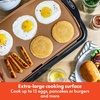 image:imagebella Electric 105x20 Ceramic NonToxic Titanium Griddle CopperBlackCopper