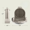 image:imagebella FitsAnywhere FlipnStore NonToxic Belgian Waffle Maker OatmilkOatmilk
