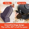 image:imagebella FitsAnywhere FlipnStore NonToxic Belgian Waffle Maker OatmilkPlum
