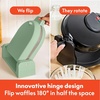 image:imagebella FitsAnywhere FlipnStore NonToxic Belgian Waffle Maker OatmilkSeaglass