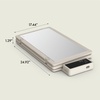 image:imagebella FitsAnywhere Fold amp Store Warming Tray Oatmilk