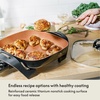 image:imagebella FitsAnywhere SAUTE Make amp Take Skillet NonToxic Ceramic OatmilkCopper