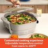 image:imagebella FitsAnywhere SAUTE Make amp Take Skillet NonToxic Ceramic OatmilkOatmilk