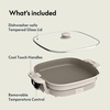 image:imagebella FitsAnywhere SAUTE Make amp Take Skillet NonToxic Ceramic OatmilkOatmilk