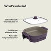 image:imagebella FitsAnywhere SAUTE Make amp Take Skillet NonToxic Ceramic OatmilkPlum