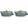 image:imagebella FitsAnywhere SAUTE Make amp Take Skillet NonToxic Ceramic OatmilkSurf
