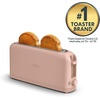 image:imagebella FitsAnywhere Slim Toaster 4 Slice Extra Long amp Wide Slot OatmilkBlossom