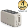 image:imagebella FitsAnywhere Slim Toaster 4 Slice Extra Long amp Wide Slot OatmilkOatmilk