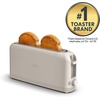 image:imagebella FitsAnywhere Slim Toaster 4 Slice Extra Long amp Wide Slot OatmilkOatmilk
