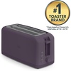 image:imagebella FitsAnywhere Slim Toaster 4 Slice Extra Long amp Wide Slot OatmilkPlum