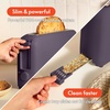 image:imagebella FitsAnywhere Slim Toaster 4 Slice Extra Long amp Wide Slot OatmilkPlum