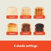 image:imagebella FitsAnywhere Slim Toaster 4 Slice Extra Long amp Wide Slot OatmilkPlum