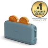 image:imagebella FitsAnywhere Slim Toaster 4 Slice Extra Long amp Wide Slot OatmilkSurf