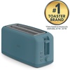 image:imagebella FitsAnywhere Slim Toaster 4 Slice Extra Long amp Wide Slot OatmilkSurf