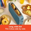 image:imagebella FitsAnywhere Slim Toaster 4 Slice Extra Long amp Wide Slot OatmilkSurf