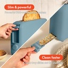 image:imagebella FitsAnywhere Slim Toaster 4 Slice Extra Long amp Wide Slot OatmilkSurf