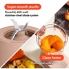 image:imagebella Fitsanywhere Flip amp Store Blender 48 oz 520W 10speed OatmilkBlossom