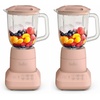 image:imagebella Fitsanywhere Flip amp Store Blender 48 oz 520W 10speed OatmilkBlossom