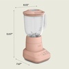 image:imagebella Fitsanywhere Flip amp Store Blender 48 oz 520W 10speed OatmilkBlossom