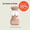 image:imagebella Fitsanywhere Flip amp Store Blender 48 oz 520W 10speed OatmilkBlossom