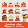 image:imagebella Fitsanywhere Flip amp Store Blender 48 oz 520W 10speed OatmilkOatmilk