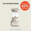image:imagebella Fitsanywhere Flip amp Store Blender 48 oz 520W 10speed OatmilkOatmilk
