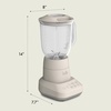 image:imagebella Fitsanywhere Flip amp Store Blender 48 oz 520W 10speed OatmilkOatmilk