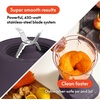 image:imagebella Fitsanywhere Flip amp Store Blender 48 oz 520W 10speed OatmilkPlum