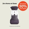 image:imagebella Fitsanywhere Flip amp Store Blender 48 oz 520W 10speed OatmilkPlum