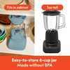 image:imagebella Fitsanywhere Flip amp Store Blender 48 oz 520W 10speed OatmilkSurf