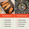 image:imagebella Fitsanywhere Slim 4qt Air Fryer NonToxic Coating OatmilkBlossom