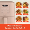 image:imagebella Fitsanywhere Slim 4qt Air Fryer NonToxic Coating OatmilkBlossom