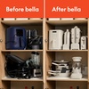 image:imagebella Fitsanywhere Slim 4qt Air Fryer NonToxic Coating OatmilkBlossom