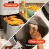 image:imagebella Fitsanywhere Slim 4qt Air Fryer NonToxic Coating OatmilkOatmilk