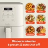 image:imagebella Fitsanywhere Slim 4qt Air Fryer NonToxic Coating OatmilkOatmilk