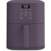 image:imagebella Fitsanywhere Slim 4qt Air Fryer NonToxic Coating OatmilkPlum