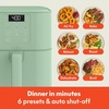 image:imagebella Fitsanywhere Slim 4qt Air Fryer NonToxic Coating OatmilkSeaglass