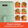 image:imagebella Fitsanywhere Slim 4qt Air Fryer NonToxic Coating OatmilkSeaglass