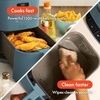image:imagebella Fitsanywhere Slim 4qt Air Fryer NonToxic Coating OatmilkSurf