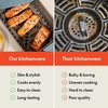 image:imagebella Fitsanywhere Slim 4qt Air Fryer NonToxic Coating OatmilkSurf