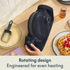 image:imagebella GOLDEN 7Inch Rotating Belgian Waffle Maker NonToxic coating SlateFig
