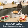image:imagebella GOLDEN 7Inch Rotating Belgian Waffle Maker NonToxic coating SlateSlate