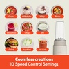 image:imagebella Rocket Blender 6Piece Set with Stacking Cups PlumOatmilk