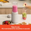 image:imagebella Rocket Blender 6Piece Set with Stacking Cups PlumOatmilk
